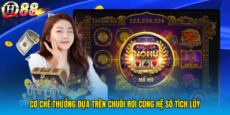 Cơ chế thưởng dựa trên chuỗi rơi cùng hệ số tích lũy