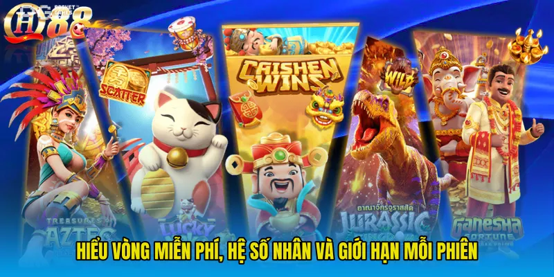 Hiểu vòng miễn phí, hệ số nhân và giới hạn mỗi phiên